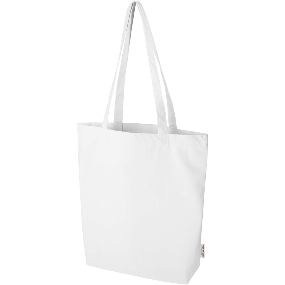 Logo trade corporate gifts picture of: Florida 270 g/m² GRS recycled tote bag 10L