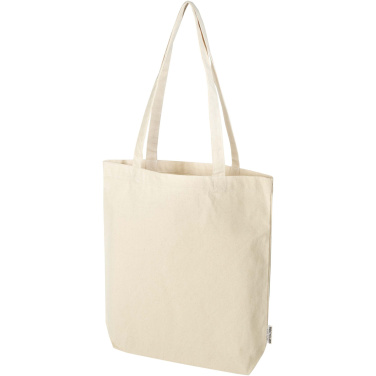 Logo trade promotional giveaways image of: Florida 270 g/m² GRS recycled tote bag 10L