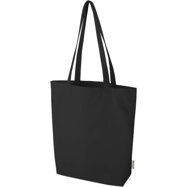 Logo trade corporate gifts picture of: Florida 270 g/m² GRS recycled tote bag 10L