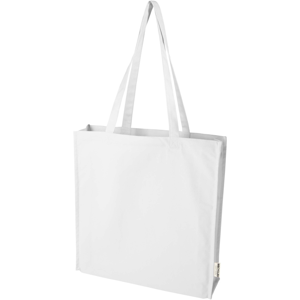 Logotrade promotional items photo of: Florida 270 g/m² GRS recycled gusset tote bag 14L