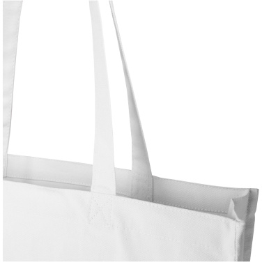 Logo trade promotional giveaway photo of: Florida 270 g/m² GRS recycled gusset tote bag 14L