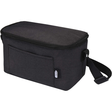 Logo trade promotional giveaways image of: Tundra 6-can GRS RPET cooler bag 5L