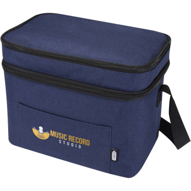 Logotrade corporate gift image of: Tundra GRS RPET double compartments cooler bag 13L