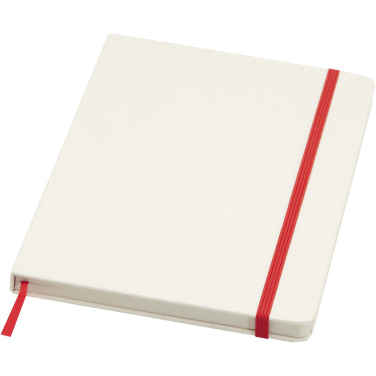 Logotrade promotional gift picture of: Bass A5 recycled hard cover notebook with lined pages