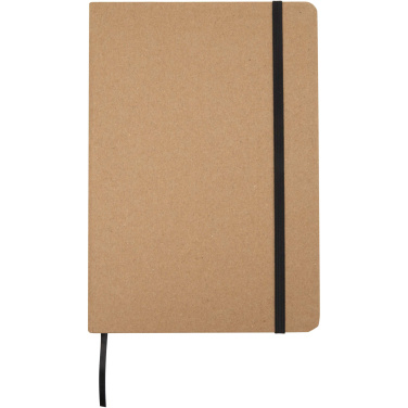 Logotrade promotional giveaway picture of: Holm A5 stone paper hard cover notebook with lined pages