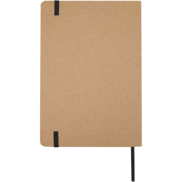 Logo trade advertising product photo of: Holm A5 stone paper hard cover notebook with lined pages