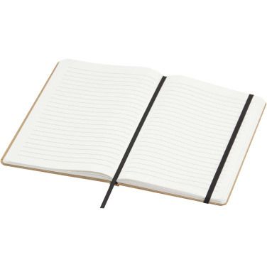 Logo trade promotional giveaways image of: Holm A5 stone paper hard cover notebook with lined pages