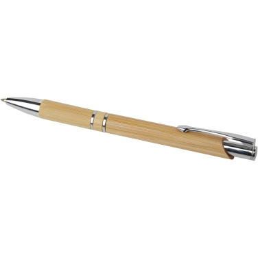 Logotrade corporate gift picture of: Wicker bamboo ballpoint pen