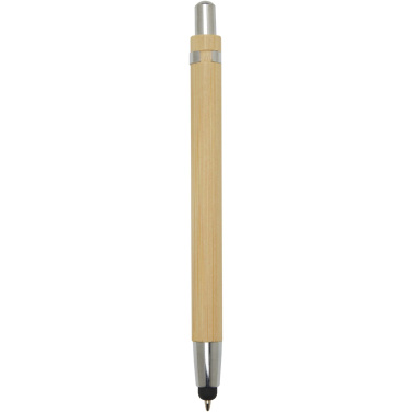 Logo trade promotional products image of: Elm bamboo ballpoint pen