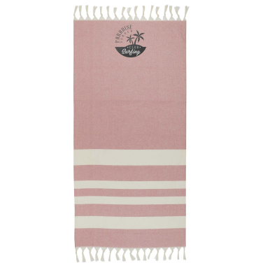 Logo trade corporate gift photo of: Anders hammam towel 147 x 75.5 cm