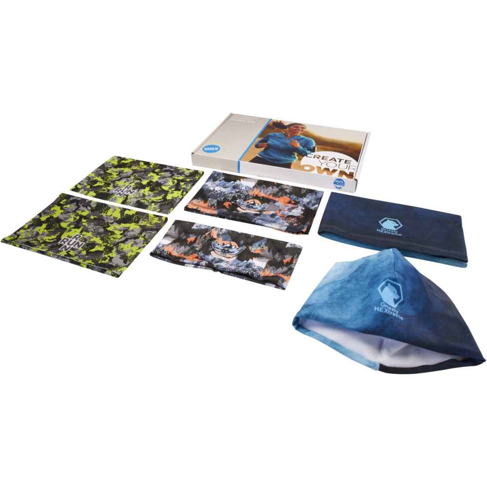 Logotrade promotional items photo of: Sublimation headwear sample box