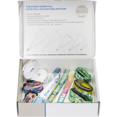 Logo trade promotional gifts image of: Sublimation lanyards sample box