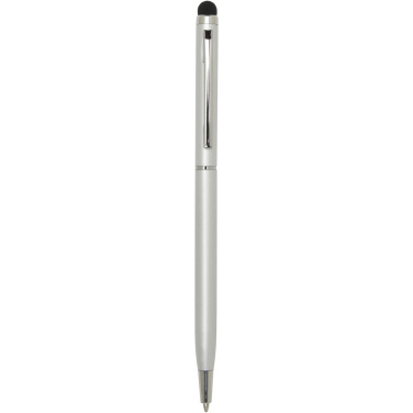 Logo trade business gift photo of: Ore aluminium ballpoint pen with stylus