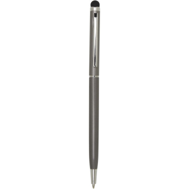 Logo trade promotional merchandise image of: Ore aluminium ballpoint pen with stylus