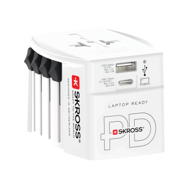 Logotrade advertising products photo of: SKROSS World Travel Adapter MUV 65W PD with USB C Cable