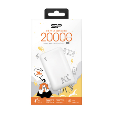 Logotrade promotional giveaways photo of: Power bank Silicon Power QS58 20000 mAh