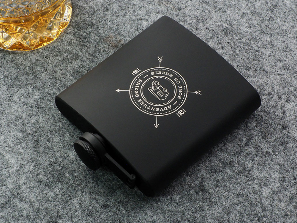 Logo trade promotional giveaways picture of: Hip flask 190203600