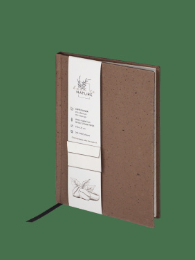 Logotrade promotional merchandise photo of: Recycled Coffee Notebook 209733900