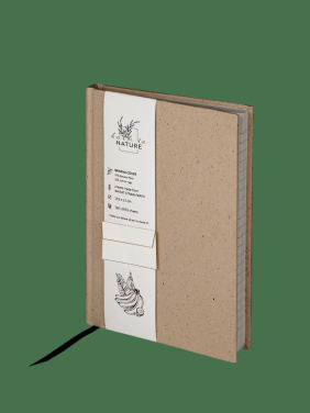 Logo trade business gifts image of: Recycled Banana Notebook 209734200