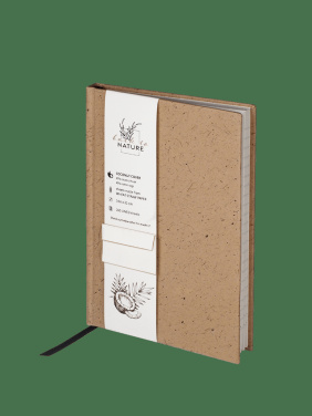 Logo trade business gift photo of: Recycled Coconut Notebook 209734100