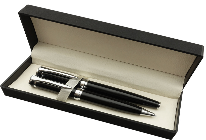 Logo trade promotional merchandise photo of: BRIGHTON pen set 98103600