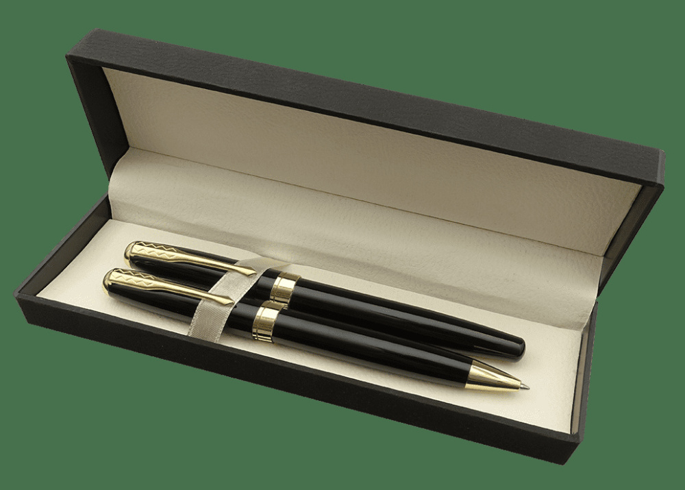 Logo trade promotional merchandise image of: WINDSOR pen set 98003600