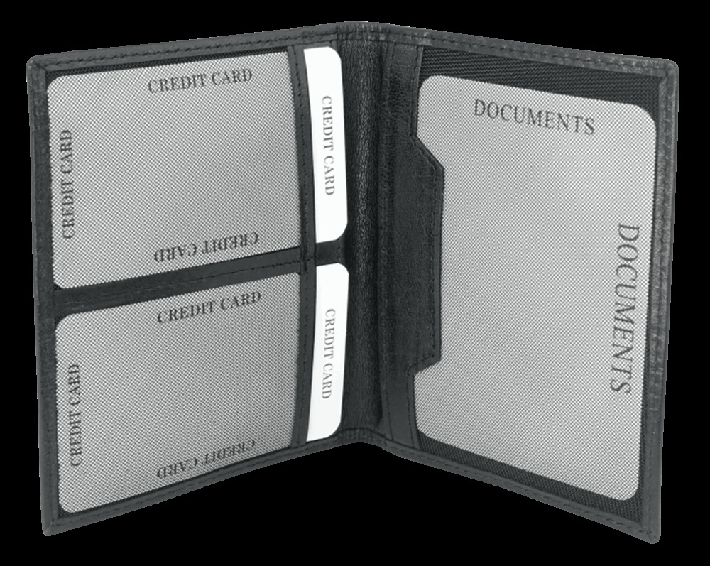 Logo trade promotional items image of: RFID document wallet 20801300