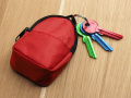 Keychain - Backpack 143412000, red