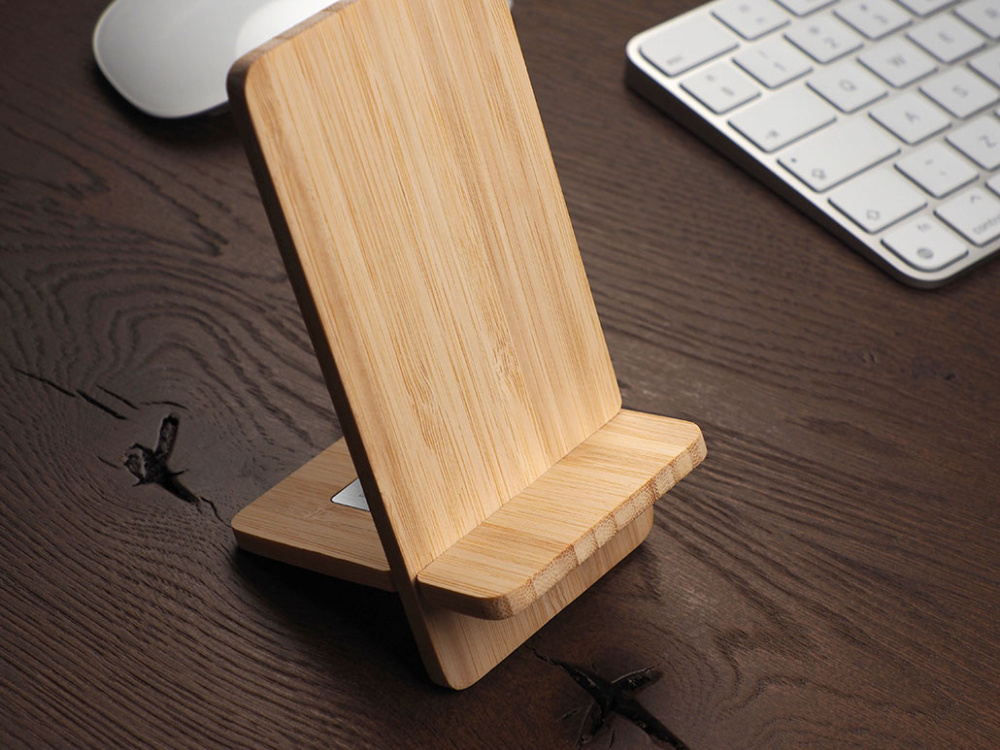 Logotrade corporate gift picture of: Wooden telephone stand 1834292