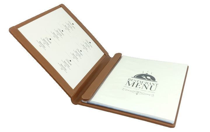 Logo trade promotional merchandise picture of: Menu cover 1055119