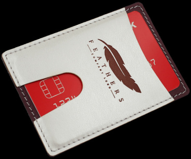 Logo trade corporate gift photo of: Credit card holder 544119