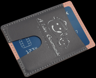 Logo trade promotional items image of: Credit card holder 544119