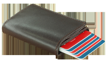 Logo trade advertising products image of: RFID wallet 541131