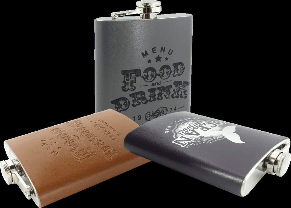 Logo trade promotional item photo of: Hip flask 425119