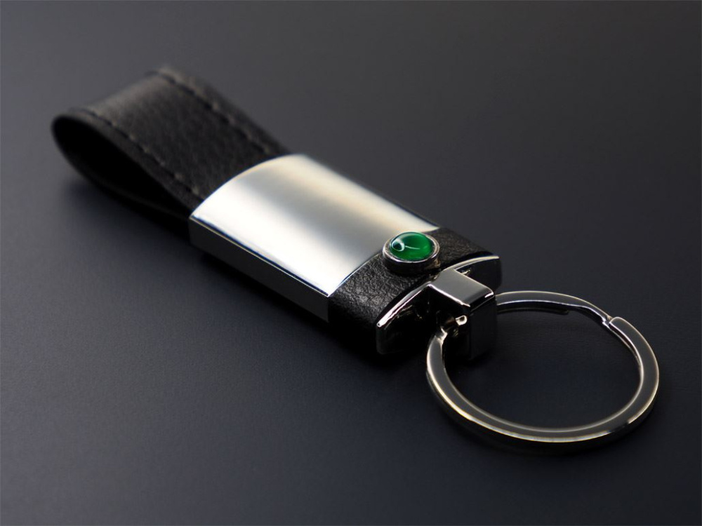 Logo trade corporate gifts picture of: Agate stone Keyring 1297095