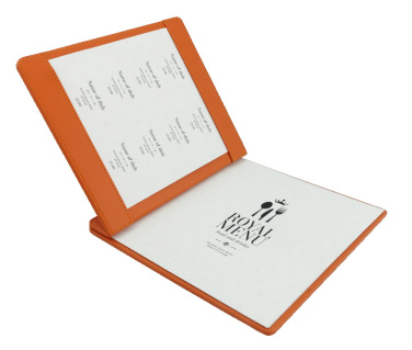 Logo trade promotional items image of: Menu cover 1085119