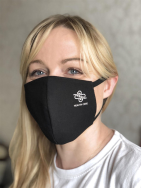 Logotrade promotional item picture of: VENUS PRO cotton face mask with a pocket an HEPA filter 1378165