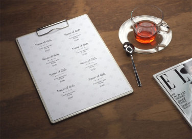 Logo trade promotional gift photo of: Clipboard menu 1122119