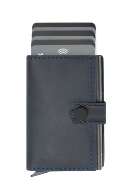 Logo trade promotional gifts picture of: RFID wallet - Hunter Leather 2109284