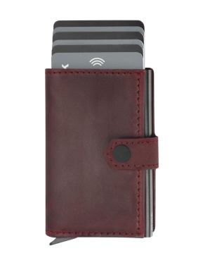 Logotrade promotional giveaway image of: RFID wallet - Hunter Leather 2109284