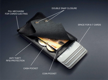 Logo trade corporate gifts image of: RFID wallet 545131