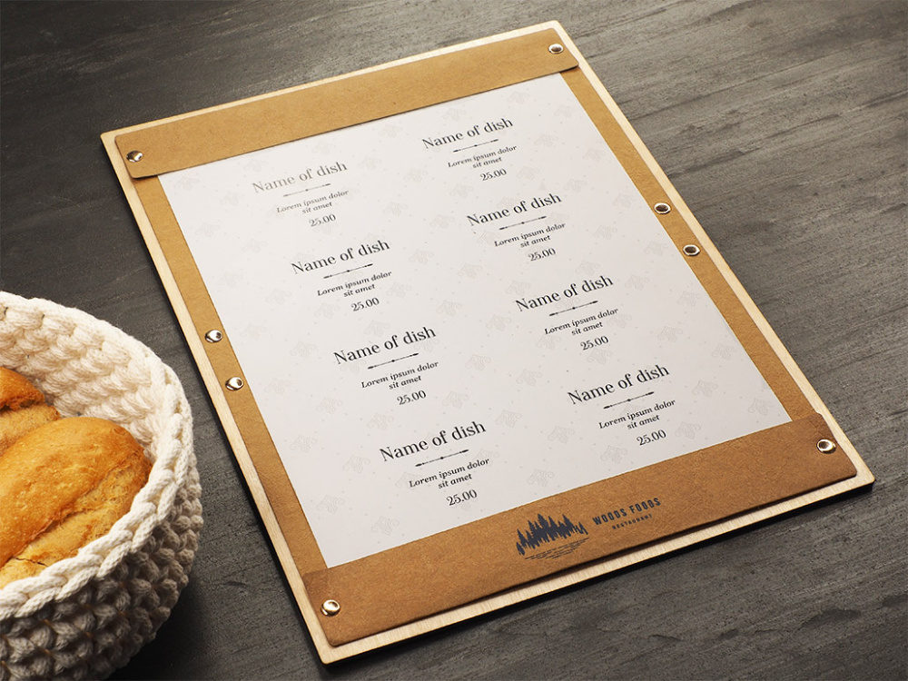 Logotrade corporate gifts photo of: Menu pad 1668121