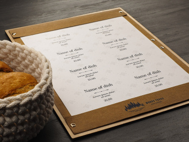 Logo trade advertising products image of: Menu pad 1668121