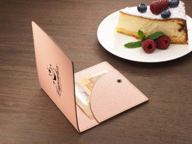 Logo trade promotional giveaways image of: Bill holder 1620281