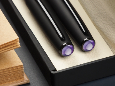 Logo trade promotional gift photo of: Amethyst Pen set  1288036