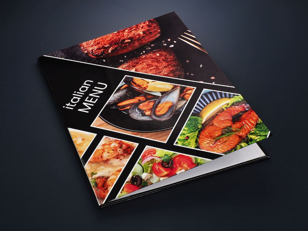 Logo trade promotional gifts picture of: Menu cover 1823117