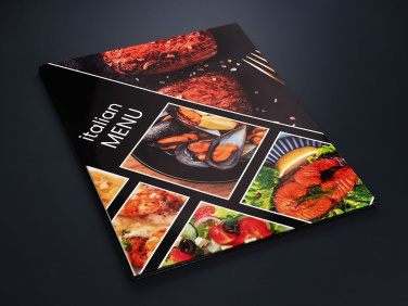 Logo trade promotional giveaways image of: Menu cover 1823117