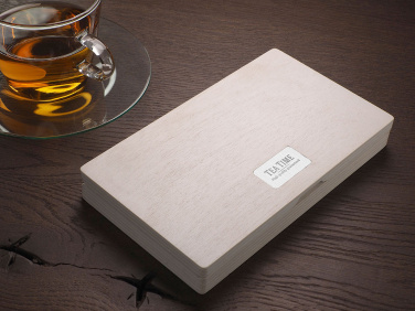 Logo trade promotional gift photo of: Wooden bill box 1816121