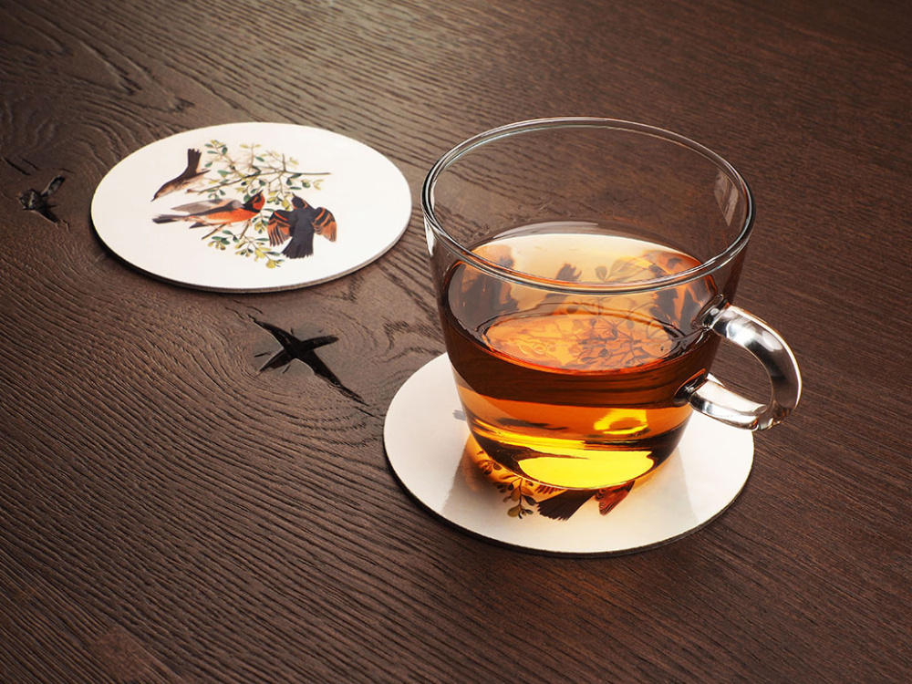 Logo trade promotional item photo of: Printed paper coaster 1837117