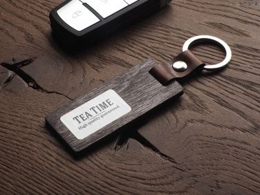 Logotrade promotional merchandise picture of: Wooden keyring 1853121